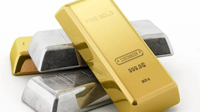 Gold prices register