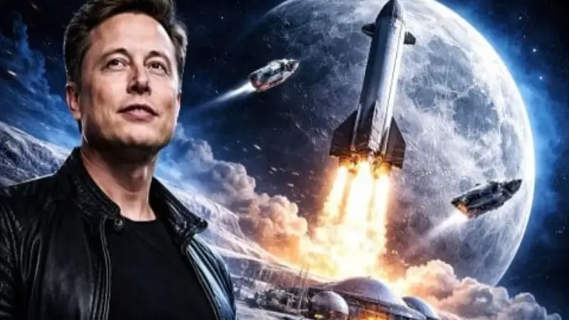 Elon Musk shares SpaceX’s plan to land on moon