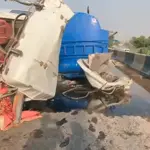 Tragic bus-tanker collision on near Kathore claims 13 lives