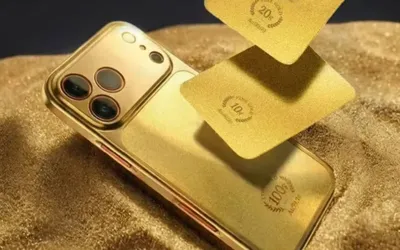 iPhone 17 Max dazzles in 100-gram solid gold