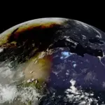ESA satellite captures 2026 eclipse shadow from space