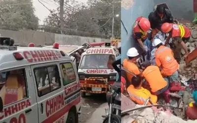 Gas cylinder explosion collapses roof: 16 dead, 14 injured