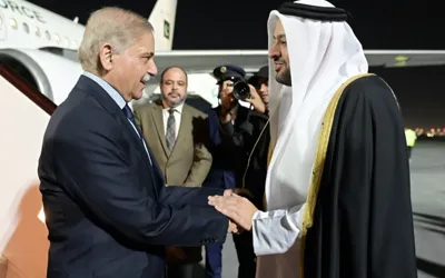 PM Shehbaz arrives in Qatar on two day official visit