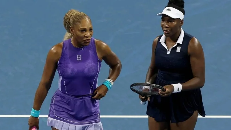 Williams sisters’ long-awaited reunion ends in defeat