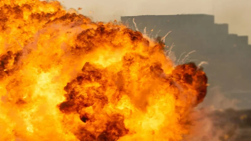 Gas cylinder explosion