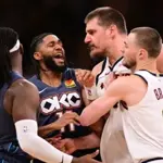 Lu Dort ejected after heated clash with Nikola Jokic