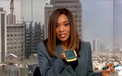 Emergency missile alert interrupts live broadcast, video goes viral
