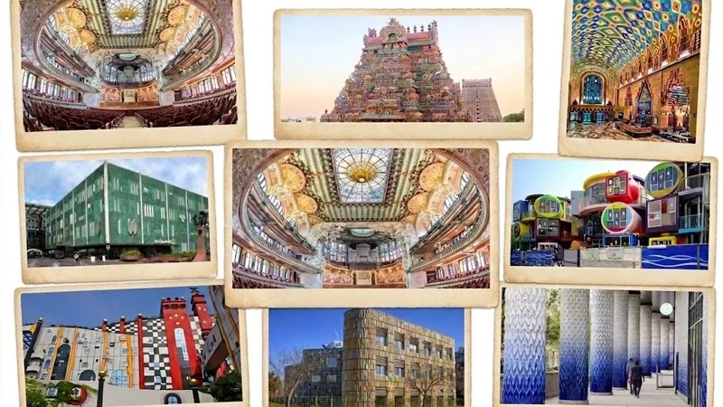 8 buildings where color steals the show