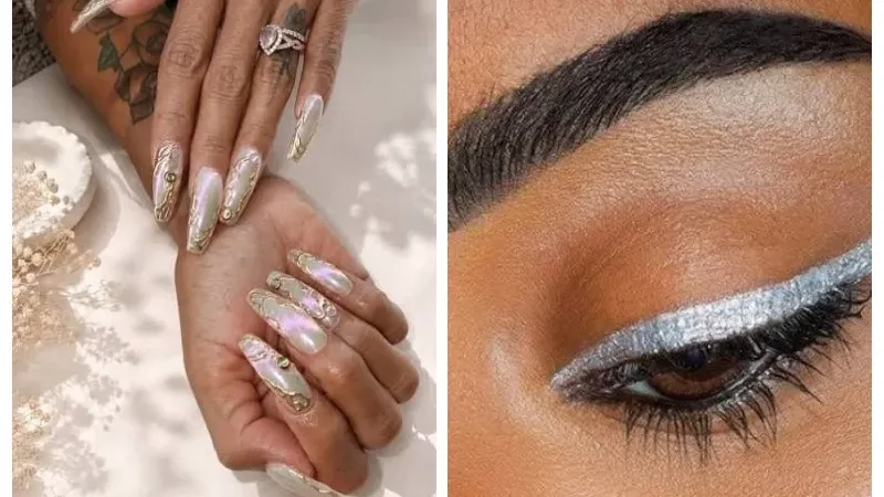 Chrome nails and graphic eyeliner define beauty's boldest 2026 trends