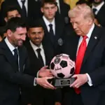 Messi lauded at White House for first MLS Championship