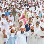 Eid-ul-Fitr is being celebrated today with religious devotion in Saudi Arabia