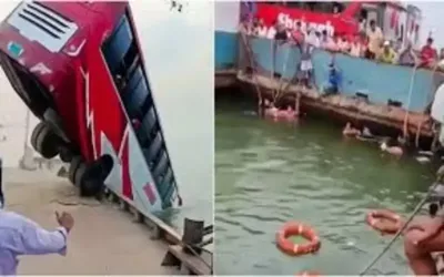 Bus falls into river while boarding ferry in Bangladesh, leaving 24 dead