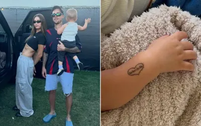 Hailey Bieber gives cute glimpse of son Jack’s ‘Bieberchella’ tattoo