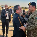 Field Marshal Asim Munir arrives in Iran, receives warm reception