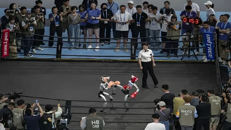 China’s 'Robot Olympics' bring sci-fi humanoids to life