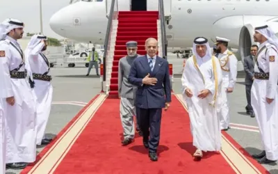 Shehbaz Sharif arrives in Doha on three-nation diplomatic tour