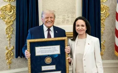 No regrets over gifting Nobel Prize to Trump, says Venezuela’s Machado