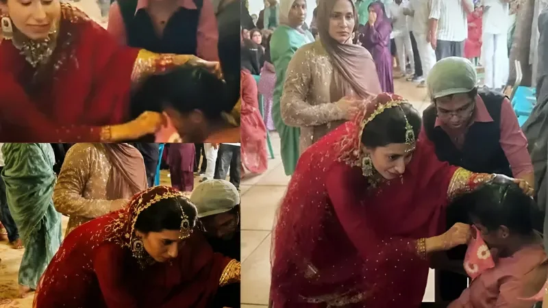 Bride turns doctor at wedding as video goes viral, wins hearts - Doctor bride