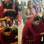 Bride turns doctor at wedding as video goes viral, wins hearts