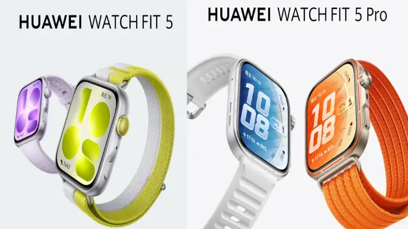 Huawei introduces Watch Fit 5 series with new pro model