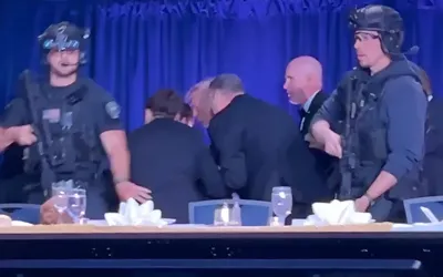 Gunfire disrupts White House Correspondents’ Dinner, Trump escorted to safety