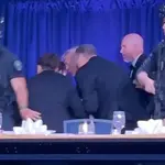 Gunfire disrupts White House Correspondents’ Dinner, Trump escorted to safety