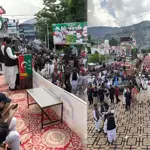 PTI rally in Muzaffarabad failed as low turnout reported