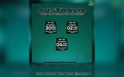 Pakistan to host Australia in exciting three-match ODI series