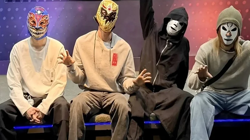 BTS Lucha Libre night