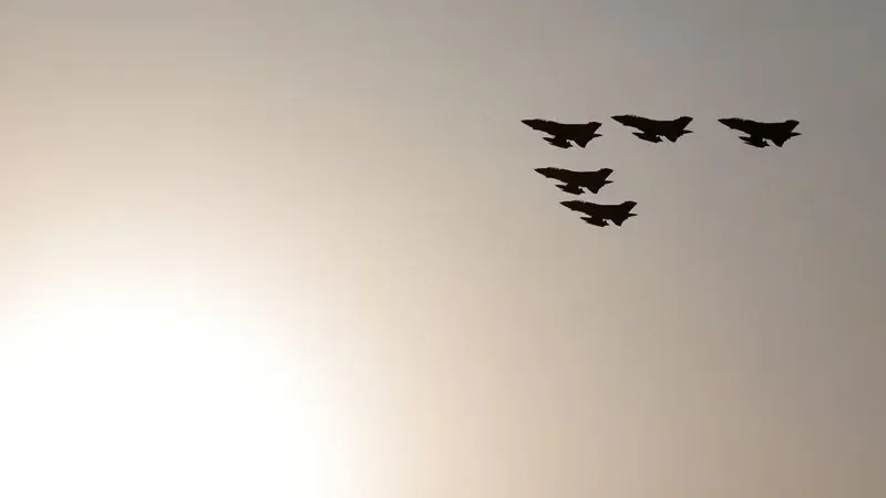 airstrikes
