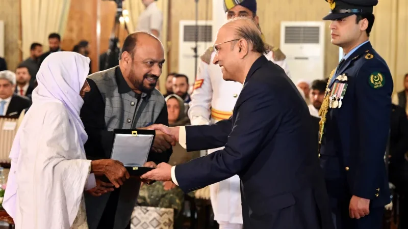 President confers