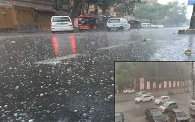 Rain and hailstorm  in Lahore bring relief from heat