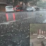 Rain and hailstorm  in Lahore bring relief from heat
