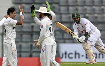 Pakistan revive Bangladesh series hopes with strong opening day