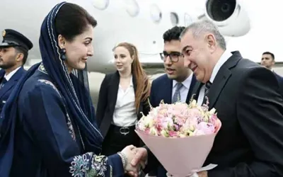 Maryam Nawaz reaches 'Baku' for global urban development forum