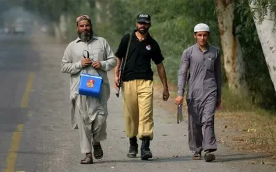 Two policemen martyred in attacks on polio teams in KP