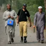 Two policemen martyred in attacks on polio teams in KP