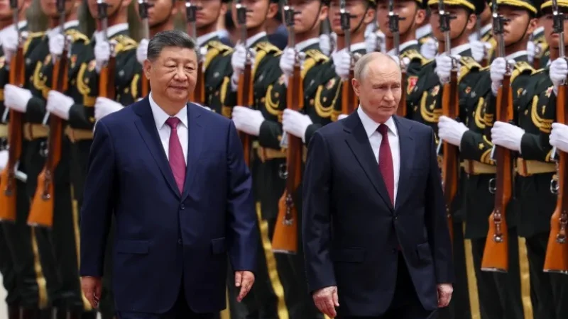 China’s Xi Jinping and Russian President Vladimir Putin
