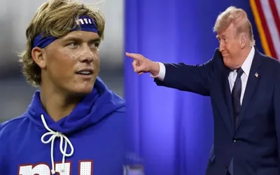 NFL star Jaxson Dart makes surprise appearance at Trump rally