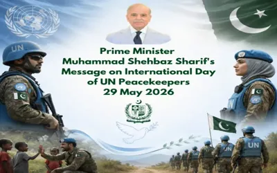 PM Shehbaz Sharif message on International Day of UN Peacekeeper's
