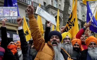 Sikhs protest over Indian defense minister’s remarks against Pakistan