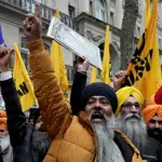 Sikhs protest over Indian defense minister’s remarks against Pakistan