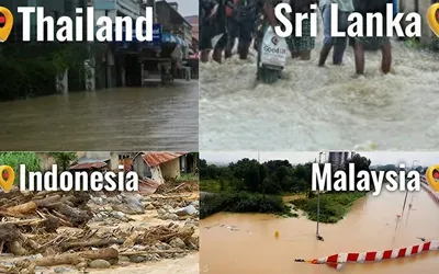 Nearly 1000 dead as extreme weather devastate Indonesia, Malaysia, Thailand and Sri Lanka