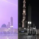 Madinah weather turns cold and picturesque after rain