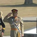 Chief of Defence Forces Asim Munir receives guard of honour at GHQ