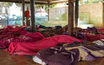 Dozens killed in air strike on hospital in Myanmar’s Rakhine state