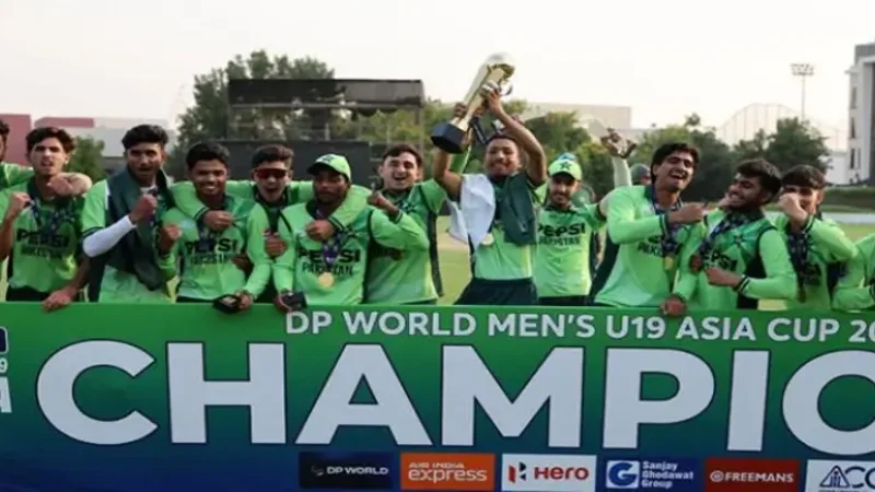 Pakistan Crush India to Win First-Ever Under-19 Asia Cup