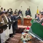 18-member AJK cabinet takes oath in Muzaffarabad