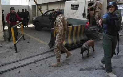 Three terrorists killed in failed suicide attack on Peshawar FC HQ