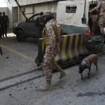 Three terrorists killed in failed suicide attack on Peshawar FC HQ